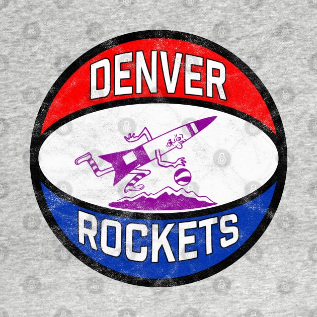 Retro Denver Rockets vintage design by MalmoDesigns